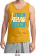 Mens Fitness Tanktop I Train For Beer Tank Top