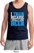 Mens Fitness Tanktop I Train For Beer Tank Top