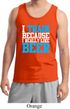Mens Fitness Tanktop I Train For Beer Tank Top