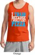 Mens Fitness Tanktop I Train For Pizza Tank Top