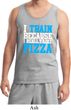 Mens Fitness Tanktop I Train For Pizza Tank Top