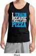 Mens Fitness Tanktop I Train For Pizza Tank Top