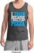 Mens Fitness Tanktop I Train For Pizza Tank Top