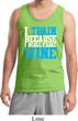 Mens Fitness Tanktop I Train For Wine Tank Top