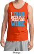 Mens Fitness Tanktop I Train For Wine Tank Top