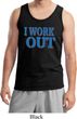 Mens Fitness Tanktop I Work Out Tank Top