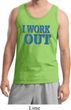 Mens Fitness Tanktop I Work Out Tank Top