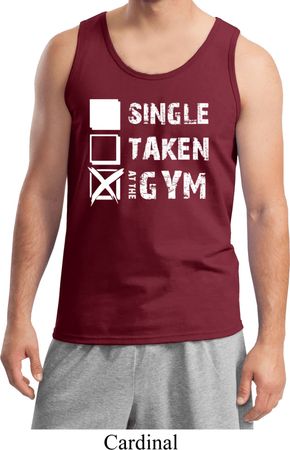 Mens Fitness Tanktop Single Taken At The Gym Tank Top