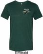 Mens Ford 1974 Cobra Profile Pocket Print Tri Blend Crewneck Shirt