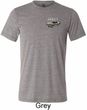 Mens Ford 1974 Cobra Profile Pocket Print Tri Blend Crewneck Shirt
