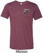 Mens Ford 1974 Cobra Profile Pocket Print Tri Blend Crewneck Shirt