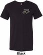 Mens Ford 1974 Cobra Profile Pocket Print Tri Blend Crewneck Shirt