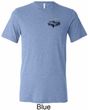 Mens Ford American Muscle 1967 Mustang Pocket Print Tri Blend Crewneck