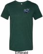Mens Ford American Muscle 1967 Mustang Pocket Print Tri Blend Crewneck