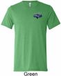 Mens Ford American Muscle 1967 Mustang Pocket Print Tri Blend Crewneck