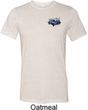 Mens Ford American Muscle 1967 Mustang Pocket Print Tri Blend Crewneck