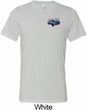Mens Ford American Muscle 1967 Mustang Pocket Print Tri Blend Crewneck