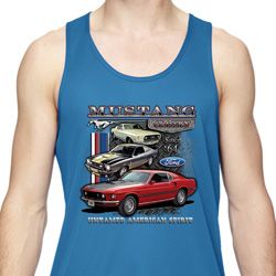 Mens Ford Classic Mustangs Untamed Dry Wicking Tank Top Mens Ford Classic Mustangs Untamed Dry Wicking Tank Top