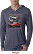 Mens Ford Classic Mustangs Untamed Lightweight Hoodie Tee