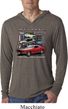 Mens Ford Classic Mustangs Untamed Lightweight Hoodie Tee