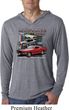 Mens Ford Classic Mustangs Untamed Lightweight Hoodie Tee