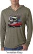 Mens Ford Classic Mustangs Untamed Lightweight Hoodie Tee