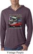 Mens Ford Classic Mustangs Untamed Lightweight Hoodie Tee