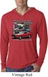 Mens Ford Classic Mustangs Untamed Lightweight Hoodie Tee