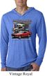 Mens Ford Classic Mustangs Untamed Lightweight Hoodie Tee