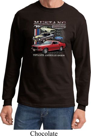 Mens Ford Classic Mustangs Untamed Long Sleeve