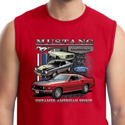 Mens Ford Classic Mustangs Untamed Muscle Shirt Mens Ford Classic Mustangs Untamed Muscle Shirt
