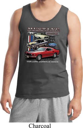Mens Ford Classic Mustangs Untamed Tank Top