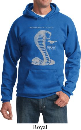 Mens Ford Hoodie 50 Years Cobra Hoody