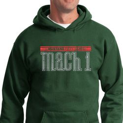 Mens Ford Hoodie 50 Years Mach 1 Hoody