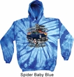 Mens Ford Hoodie American Tradition Tie Dye Hoody
