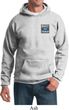 Mens Ford Hoodie Built Ford Tough Pocket Print Hoody