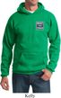 Mens Ford Hoodie Built Ford Tough Pocket Print Hoody