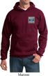 Mens Ford Hoodie Built Ford Tough Pocket Print Hoody