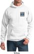 Mens Ford Hoodie Built Ford Tough Pocket Print Hoody