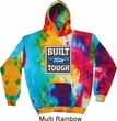 Mens Ford Hoodie Built Ford Tough Tie Dye Hoody