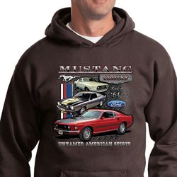 Mens Ford Hoodie Classic Mustangs Untamed Hoody Mens Ford Hoodie Classic Mustangs Untamed Hoody