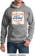 Mens Ford Hoodie Distressed Genuine Ford Parts Hoody