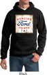 Mens Ford Hoodie Distressed Genuine Ford Parts Hoody