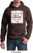 Mens Ford Hoodie Distressed Genuine Ford Parts Hoody