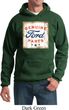 Mens Ford Hoodie Distressed Genuine Ford Parts Hoody