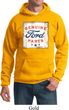 Mens Ford Hoodie Distressed Genuine Ford Parts Hoody