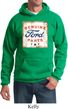 Mens Ford Hoodie Distressed Genuine Ford Parts Hoody