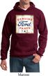 Mens Ford Hoodie Distressed Genuine Ford Parts Hoody
