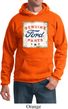 Mens Ford Hoodie Distressed Genuine Ford Parts Hoody