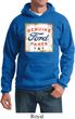 Mens Ford Hoodie Distressed Genuine Ford Parts Hoody